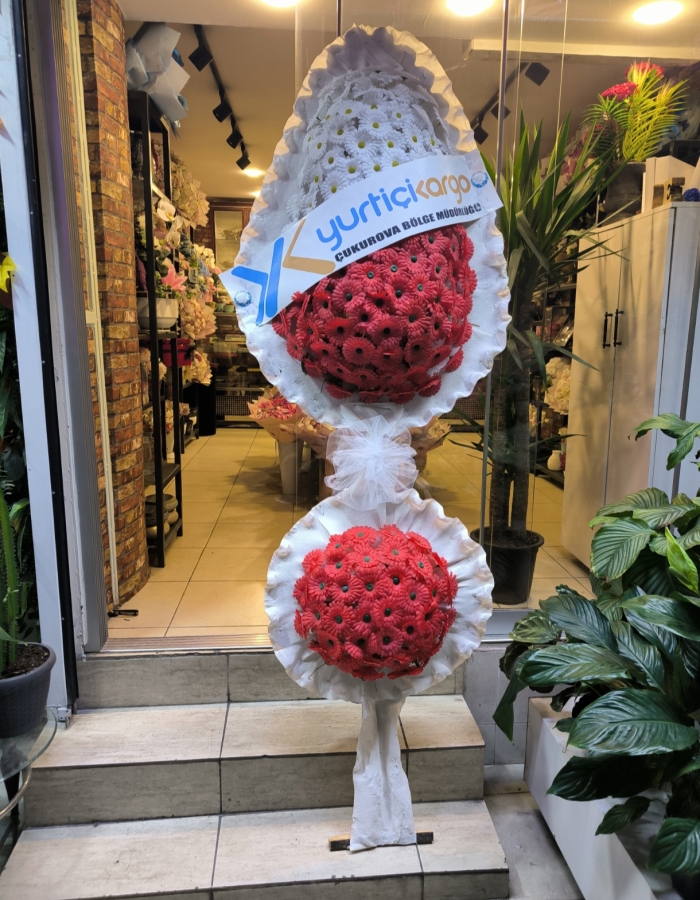 İkili Gövde Yapay Çelenk