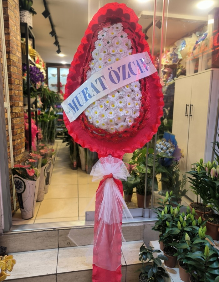 Tek Katlı Çelenk Yapay