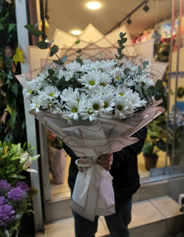 Beyaz Papatya Buketi 