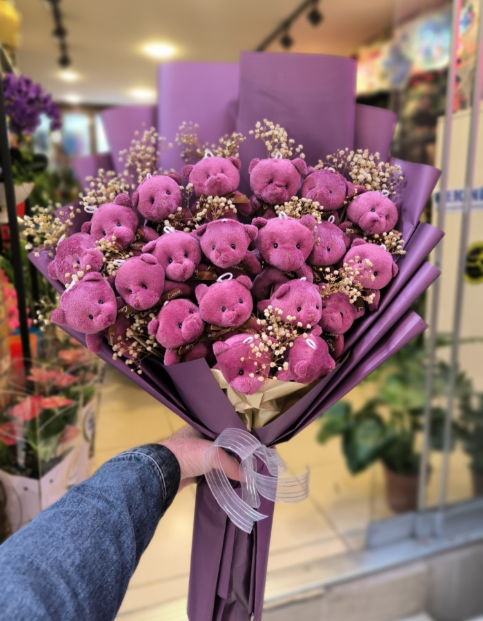 Ayıcık Buketi 20 Adet 